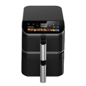 Friteuse à <span class=keywords><strong>air</strong></span> numérique 3000W DC avec 2 paniers indépendants de 4,5+6,5 litres, double panier superposé - Product Image 1