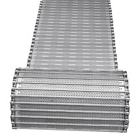 Banda Transportadora de Malla de Alambre de Acero Inoxidable, Banda Transportadora de Placas Metálicas Perforadas