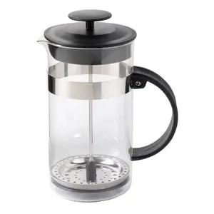 Sıcak satış 350ml kahve demleyici kahve yapıcı Cafetiere siyah kapak ve kolu iyi tasarım çay kahve makinesi