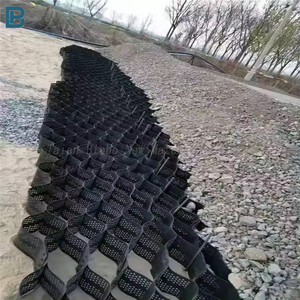 HDPE mật ong Lược nhựa geocell kết cấu đục xây dựng đường giữ lại tường sỏi lưới nhà sản xuất giá PP Geo di động - Product Image 5