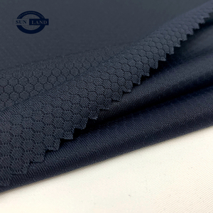 Séchage rapide mèche 100% Polyester <span class=keywords><strong>nid</strong></span> <span class=keywords><strong>d</strong></span>'<span class=keywords><strong>abeille</strong></span> maille tricot tissu Coolpass mèche pour vêtements de sport football basket-ball t-shirts hauts - Product Image 2