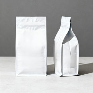 أكياس قهوة سوداء من رقائق الألومنيوم بسعة 250 جرام و500 جرام و1 كيلوجرام مع صمام وقاع مسطح، أكياس تعبئة قهوة بسعة 5 رطل مع صمام وسحاب - Product Image 4