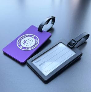 Nouvelle étiquette de bagage en PVC merveilleuse à la mode personnalisée et gaufrée pour sacs de ski marqueur de sports d'hiver Style tendance - Product Image 4