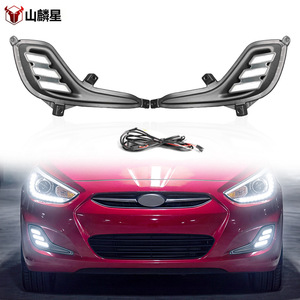 Luz diurna LED DRL Shanlin Star Hyundai Accent 12V 6000Lm, luz antiniebla delantera, modificación para modelos 12-17 - Product Image 3