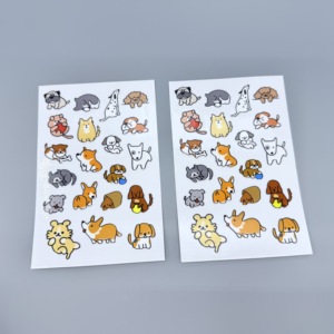 A4 A5 A6 foglio adesivo con etichetta Kiss Cut, carta adesiva opaca, foglio adesivo personalizzato in vinile - Product Image 3