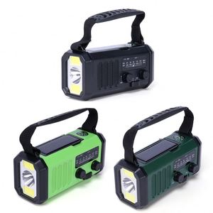 Jumon 10000mAh manivelle d'urgence USB type-c charge Dynamo tactile LED lampe de lecture SOS alarme NOAA/AM/FM Radio météo - Product Image 2