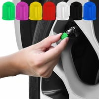 Bouchons de valve de pneu de voiture universels en plastique avec joint en caoutchouc, anti-poussière, anti-fuite, hermétiques, pour voiture, camion, SUV