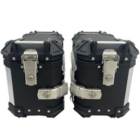 Valise latérale de moto en alliage d'aluminium 25L, boîte de rangement étanche pour voyage en moto, vente en gros d'usine