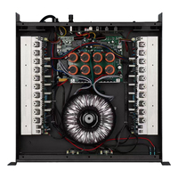 Amplificateur de puissance SONO CA12 2 canaux 1350 Watts 2U Boîtier métallique Classe H pour caisson de basses de 12 pouces Haut-parleur de fête DJ