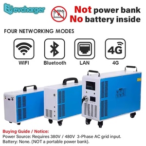 เครื่องชาร์จรถยนต์ไฟฟ้า CCS2 20kW แบบพกพา ชาร์จเร็ว DC สำหรับใช้ในบ้าน - Product Image 3