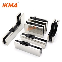 Pabrik IKMA Harga Yang Kompetitif Tanpa Bingkai Stainless Steel Pintu Kaca Pas Patch