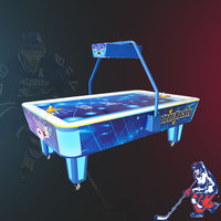 Centre de jeux intérieur Machine de jeu d'arcade à pièces Équipement de divertissement Jeux de table de hockey sur air pour parc d'attractions