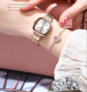 Correa de reloj Poedagar 710 de acero inoxidable de alta calidad, relojes de pulsera de cuarzo para mujer, de primera marca, resistentes al agua. - Product Image 5