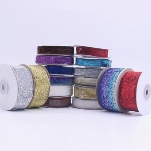 Hot Sale 2.5cm Colorful Onion Fur Ribbon with 1.5cm Metal Wire Ribbon Gift <b>Box</b> Packaging Ribbon Onion Ribbon - Product Image 2