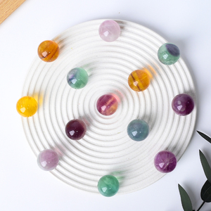 Wholesale Bulk 2 cm Mini Polished Natural Stone <b>Ball</b> Candy Fluorite <b>Ball</b> <b>Crystal</b> Sphere - Product Image 5