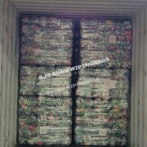 Trapos de Camiseta Reciclados de Colores, 100% Algodón, 10KG 25KG, Trapos Italianos de Colores Mezclados, Trapos de Algodón para Limpieza - Product Image 1