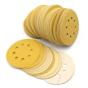 sanding discs 150mm with 8 holes round sandpaper size 150mm for car polishing