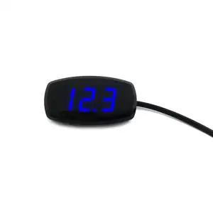 Dc 12V Bereik 6V - 32V Slanke Auto Spanning Tester Led Digitale Voltmeter Voor Auto Kofferbak