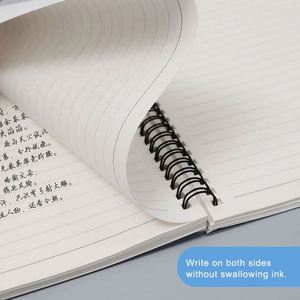 Best Price 100 <b>Sheets</b> PVC Cover Business Style <b>Silk</b> Screen Printed School Writing Book Custom A6 B5 A4 A5 Spiral Notebook for - Product Image 6