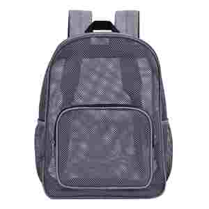Mochila de malla resistente, mochila escolar transparente, mochila deportiva de gran capacidad, transparente, para viajes, para hombres y mujeres - Product Image 2