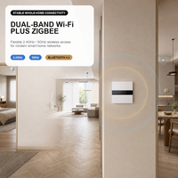 Passerelle Murale Intelligente V1 Apple Home HomeKit Matter Zigbee 3.0 WiFi Double Bande PoE Ethernet Télécommande IR Type 86 Domotique