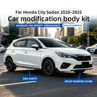 Aileron de coffre arrière pour Honda City Berline, kit carrosserie RHD, accessoires de hayon extérieur type bec de canard
