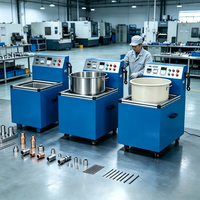 Machine de polissage magnétique automatique industrielle 360 °   Machine de débavurage et de polissage pour pièces métalliques CNC et bijoux