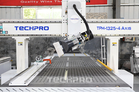 Máquina de Corte CNC de Alta Eficiencia con Cabezal Oscilante de 4 Ejes y ATC para Fabricación de Muebles de Madera en 3D