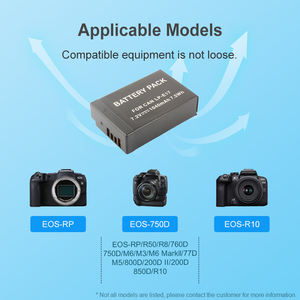 <span class=keywords><strong>Batterie</strong></span> Lithium-ion 7.2V 1040mAh pour appareil photo LP-E17 <span class=keywords><strong>LPE17</strong></span> pour appareils photo Canon EOS M3 M5 M6 760D 750D 800D 77D 200D R8 R50 - Product Image 4