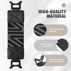 Correa de Mano Elástica y Versátil con Diseño de Zebra MoKo, Soporte de Agarre Ligero para Dedos, Correa de Seguridad para Dispositivos Tablet <span class=keywords><strong>Kindle</strong></span> de 6-8 Pulgadas - Product Image 3