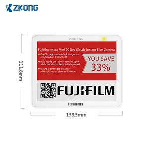 Zkong Wholesale Erp Cloud Operation Digital Rectangle Supermarket Electronic Shelf Label Digital Price Tags