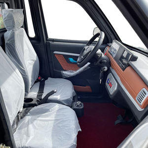 Camionnette électrique 4x4 mini de haute qualité 2026, à simple entraînement, pour le transport de marchandises, avec galerie de toit métallique, sièges en cuir, fabrication chinoise - Product Image 5