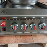 Nouvelle conception de machine à découper la viande verticale automatique pour shawarma, en acier inoxydable, 4 brûleurs au gaz/électrique
