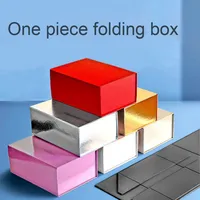 Boîte magnétique rigide en papier de carton recyclable personnalisée Couvercle magnétique pliable de luxe avec options de taille pour l'emballage et les cadeaux