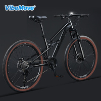 Vélo de montagne à suspension souple en alliage d'aluminium ODM 26er, double amortisseur, vitesse variable, freins à disque doubles, pour hommes adultes