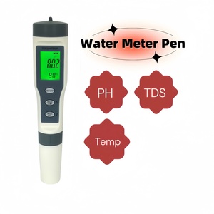 <span class=keywords><strong>Portable</strong></span> numérique 3-en-1 testeur de compteur d'eau température TDS <span class=keywords><strong>pH</strong></span> stylo IP67 étanche ODM personnalisation pour les tests de qualité de l'eau potable - Product Image 2