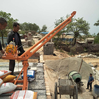 Usine directe Maison construction industrie Matériaux Portable Petite flèche ascenseur singe Mini Grue 360 Degrés à vendre