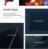 Télévision Smart TV Android 65 pouces Télévision TV 55 pouces ou TV intelligente 32 pouces pour hôtel