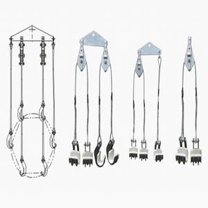 Dispositif de levage à six lignes à conducteur double divisé, quadruple ligne, triple ligne, double ligne, triple ligne pour la construction, crochet de levage - Product Image 4