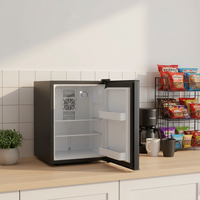 Mini-réfrigérateur électrique portable de 40 litres pour hôtel, installation facile, refroidissement par air, mini-réfrigérateur compact pour la maison