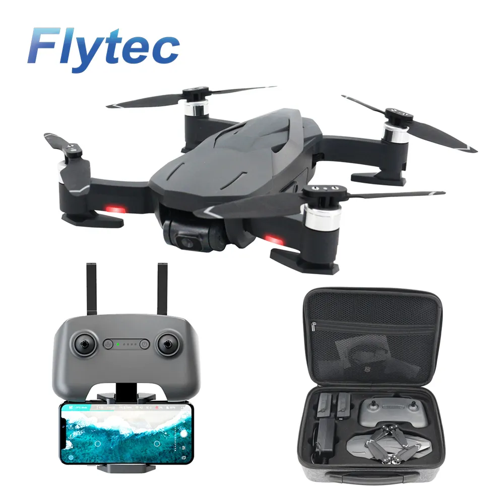 Flytec H809HC 3-Axis Gimbal Professional RC GPS Quadcopter Drone With 4K Camera For 30 Mins Flying VS XIAOMI Drone