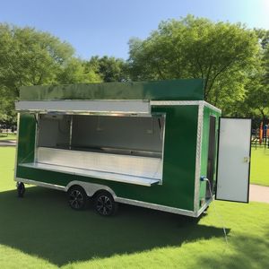 Remorques professionnelles pour l'extérieur entièrement équipées : cuisine, café sur mesure, boulangerie, camion de crème glacée, kiosque de restauration de rue - Product Image 4