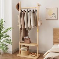 Porte-vêtements sur pied de plafond au sol pour chambre et salon, étagère de rangement pour sacs suspendus, porte-manteau et porte-chapeaux