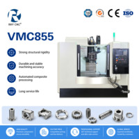 Centro de Mecanizado Vertical CNC de 3 Ejes VMC855 para Corte de Metal de Alta Resistencia con Sistema CNC GSK/FANUC