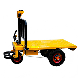 Carrelli da magazzino, Carrelli elettrici a pianale, Carrelli da trasporto, Trasportatori di piastrelle da stazione, Trasportatori di merci, Carrelli a pianale - Product Image 3