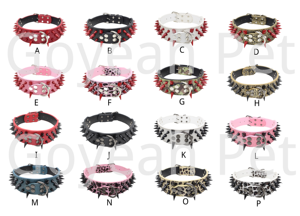 <span class=keywords><strong>Collar</strong></span> de cuero con pinchos para perro, accesorio con tachuelas para Pitbull Bulldog - Product Image 5