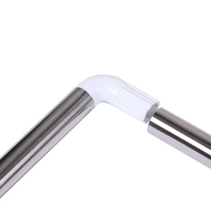 Barras de Acero Inoxidable Tipo U para Cortinas de Ducha, en Blíster, Material Metálico Resistente - Product Image 5