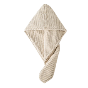 2025 Offre Spéciale usage domestique Super doux Double couche sèche-cheveux serviette Anti-frisottis Anti-casse mains libres enveloppement tissé tricoté Design - Product Image 1