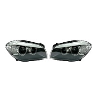 Conjunto de Faros Delanteros Xenón HID para Serie 5 F10 F18 2011-2013, Ojo de Ángel, DRL, Anillo Halo, Proyector D1S, Lámpara Automática MTAUTO IP68