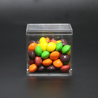 Petite boîte en acrylique transparente pour bonbons, cadeau de mariage, boîte en acrylique pour bonbons et chocolats